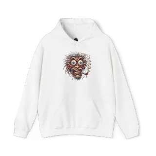 Hoodie 067 Front White